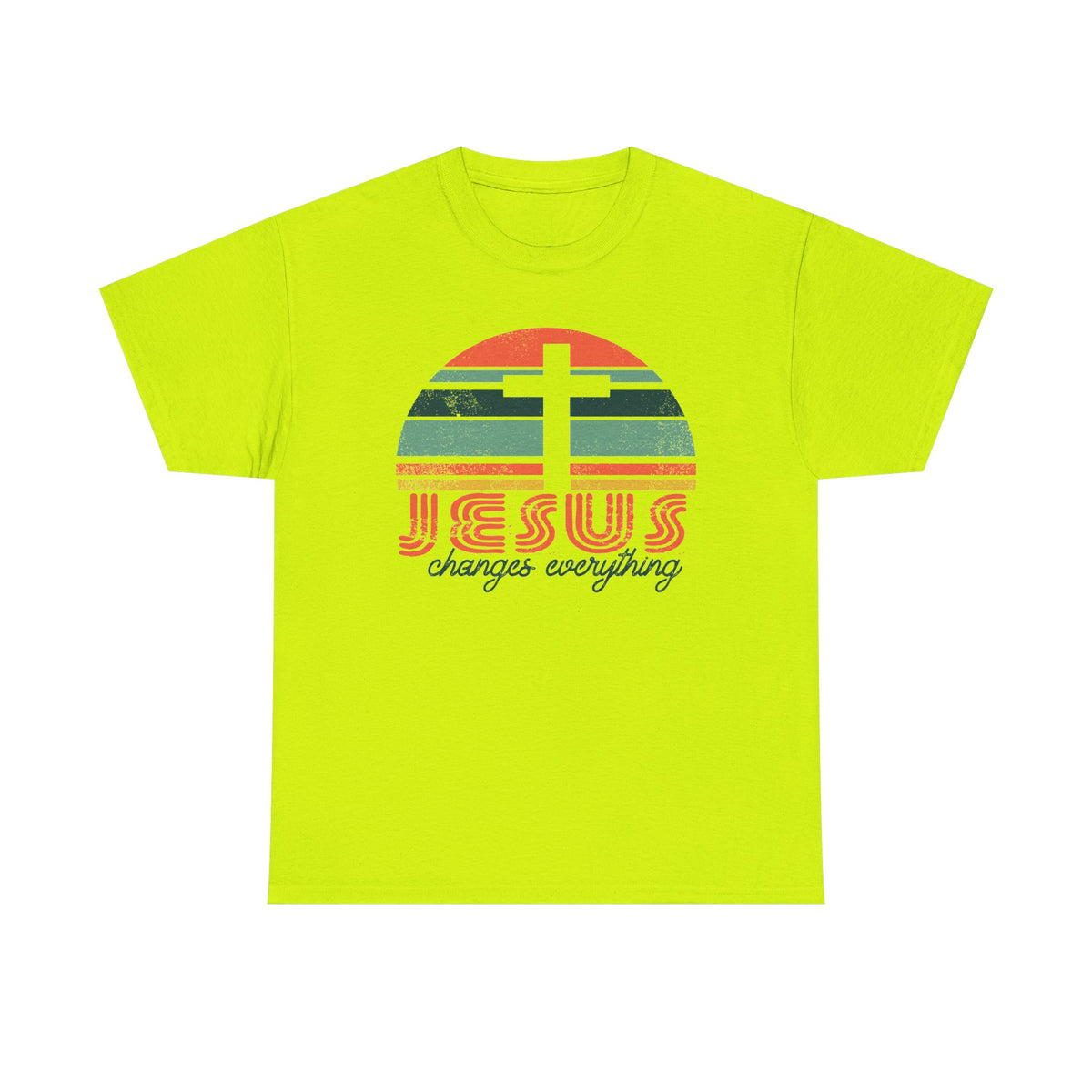 Jesus Changes Everything T-Shirt | Christian Cross Graphic Tee