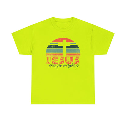 Jesus Changes Everything T-Shirt | Christian Cross Graphic Tee