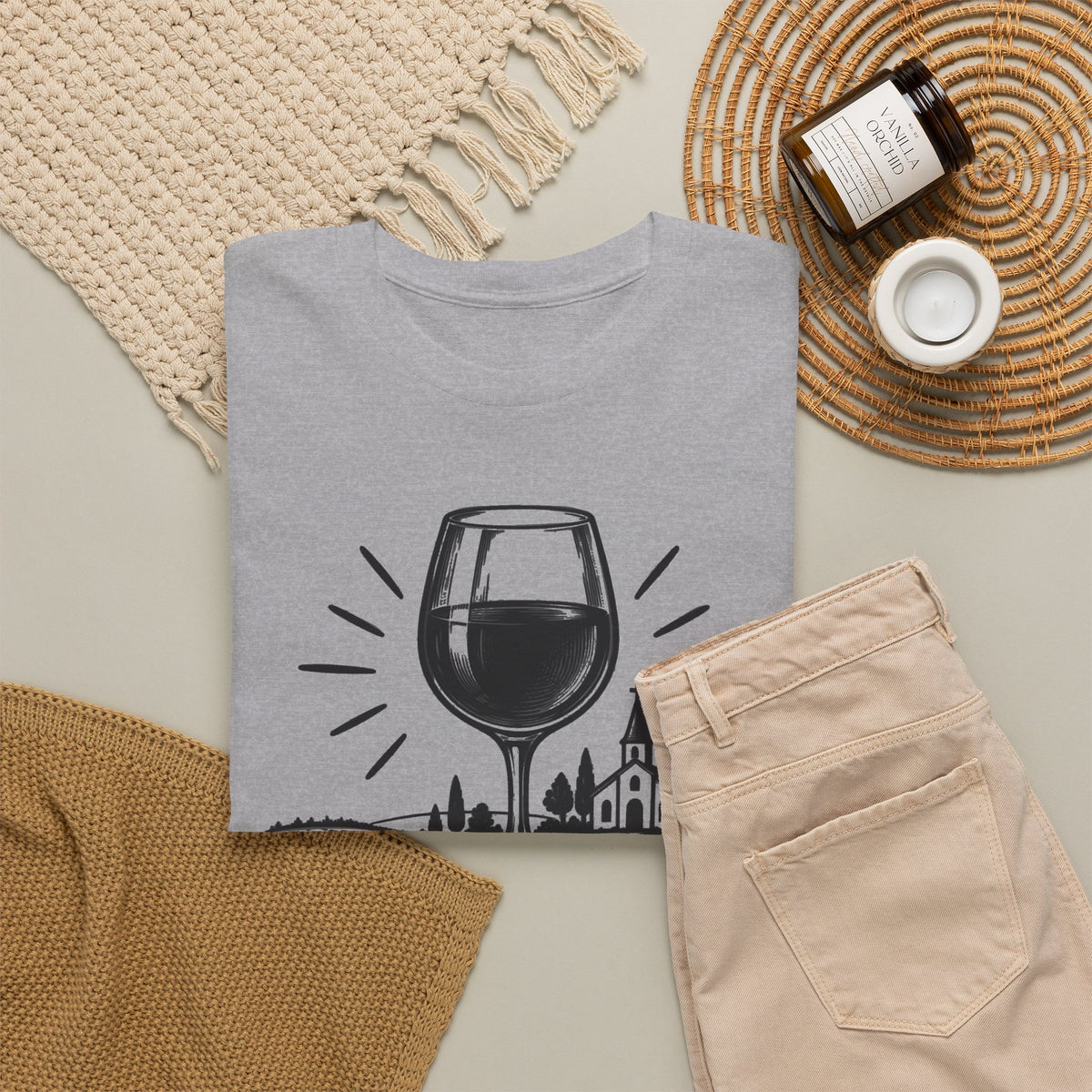 Free Wine – Gildan 5000 T-Shirt | 228a