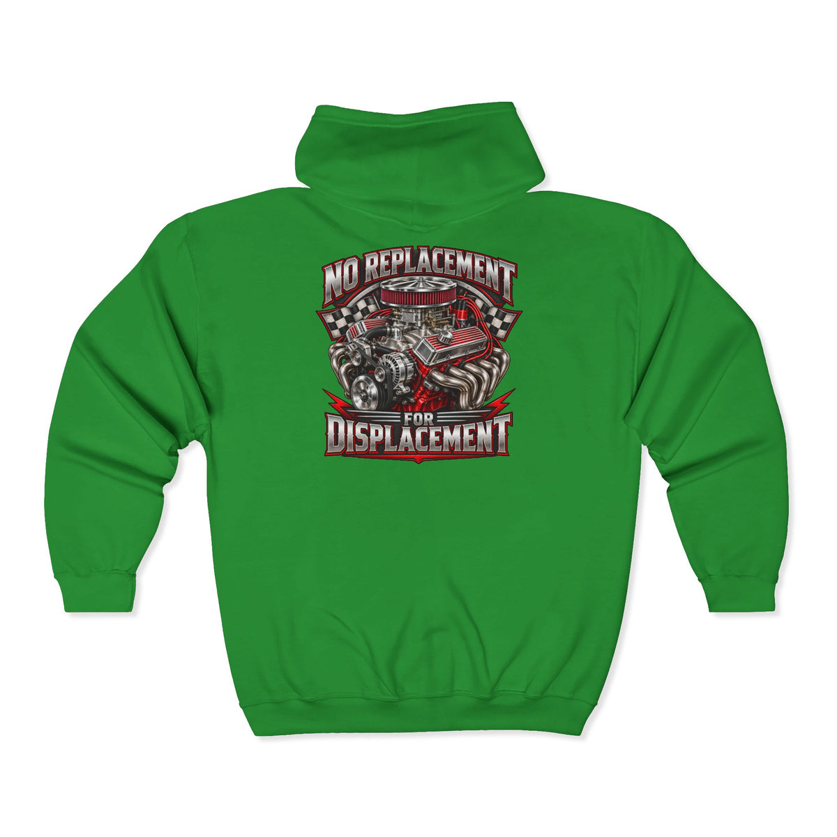 No Replacement for Displacement – Gildan 18600 Zip-Up Hoodie | 006-v2
