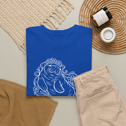 Dreamy flower-crowned manatee T-Shirt