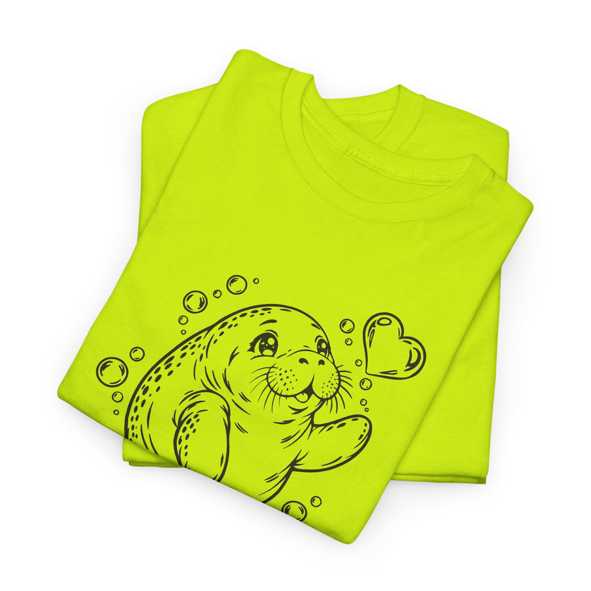 Chubby Manatee's Bubble Wish T-Shirt