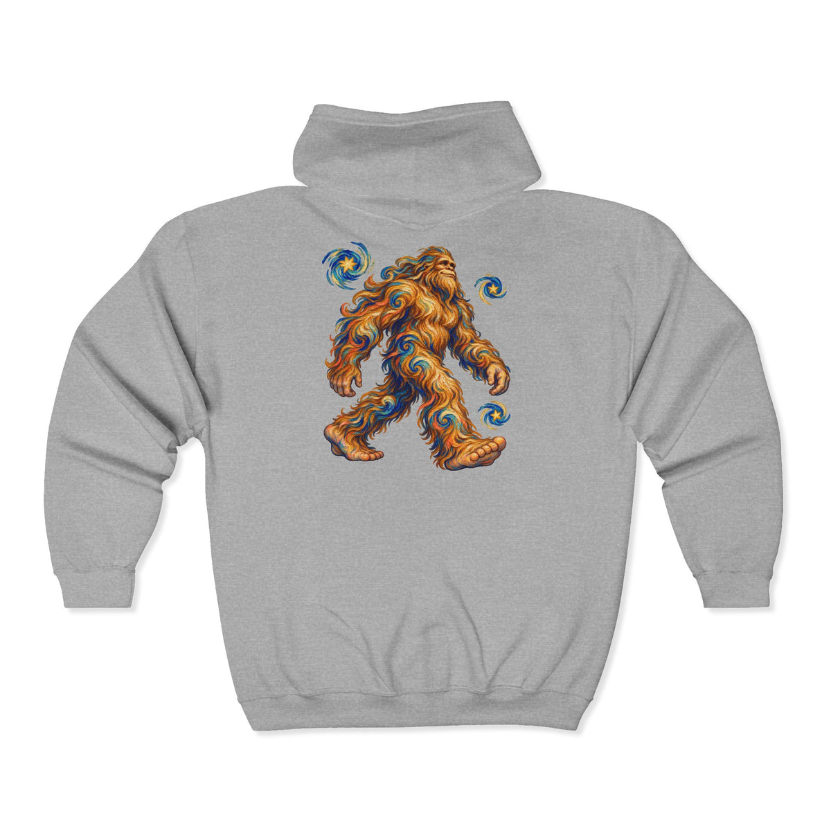 Starlit Bigfoot Wanderer Zip-Up Hoodie