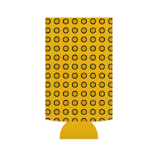 Walter Slim Can Cooler | Yellow | 12 oz Fit