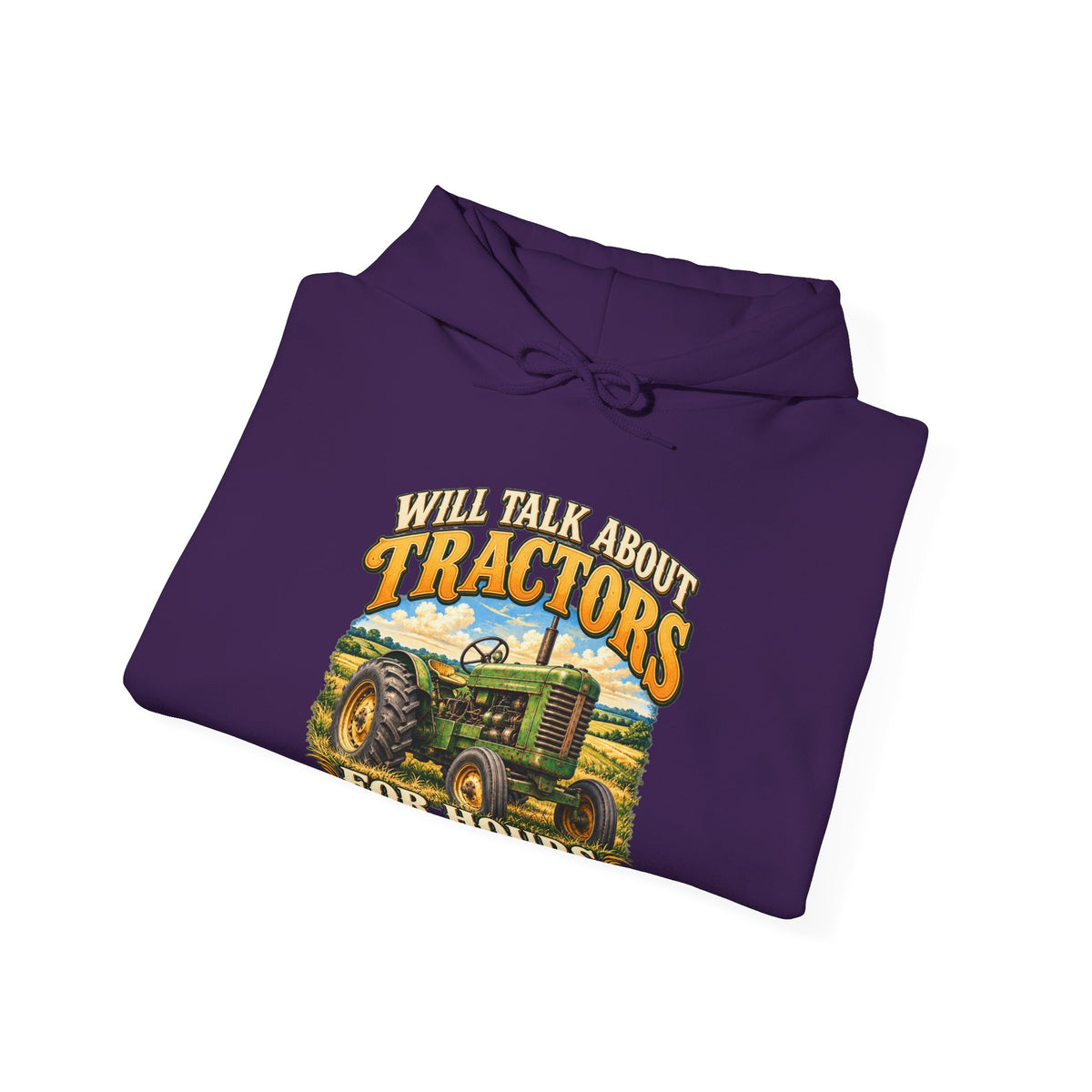 Will Talk About Tractors – Gildan 18500 Hoodie | 015