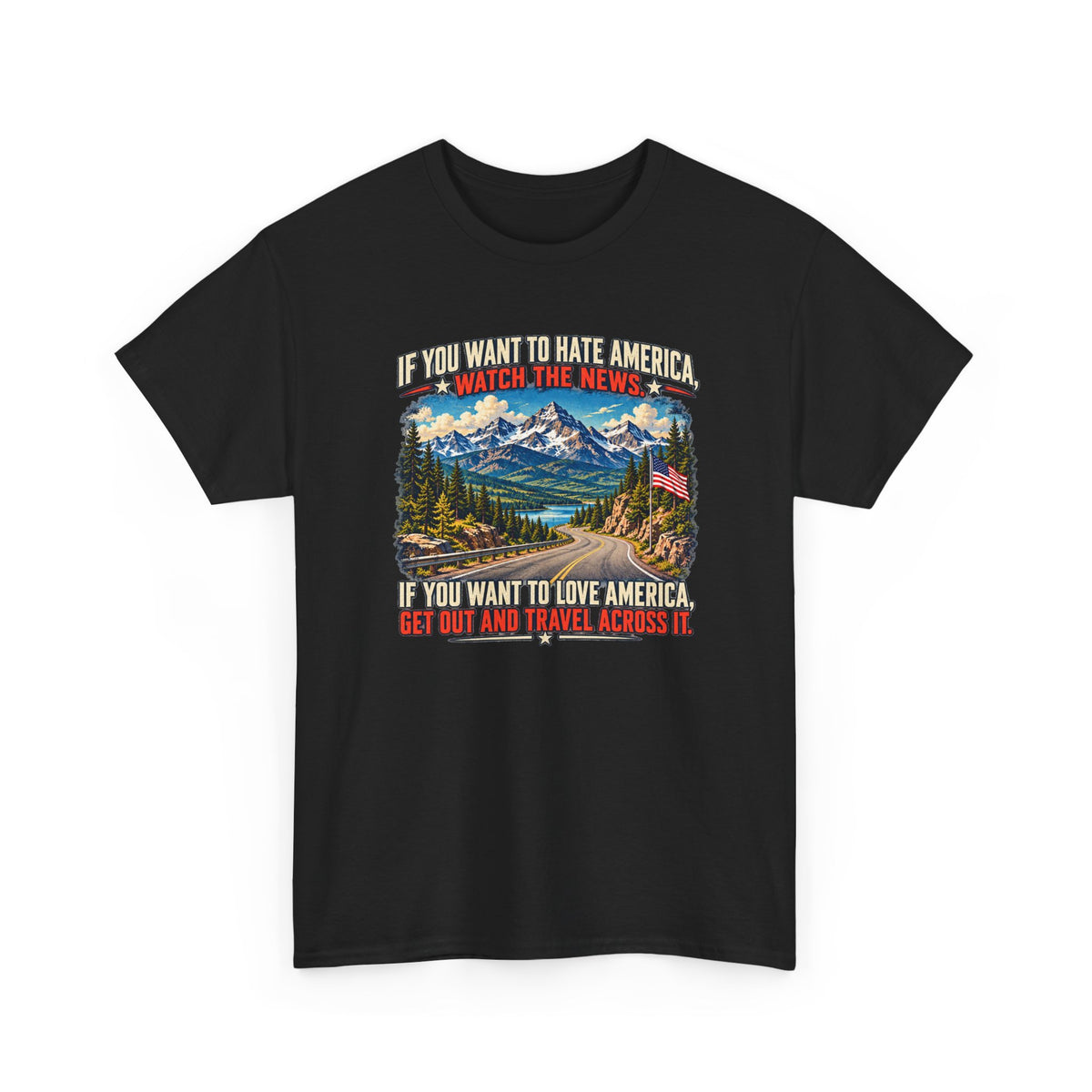 Travel America – Gildan 5000 T-Shirt | 024