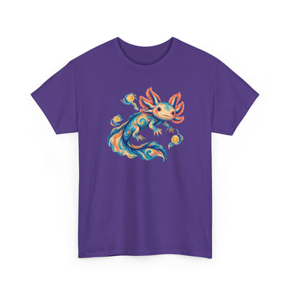 Starwater Axolotl in Turquoise and Coral T-Shirt