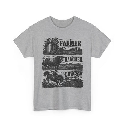 Farmer Rancher Cowboy – Gildan 5000 T-Shirt | 306a