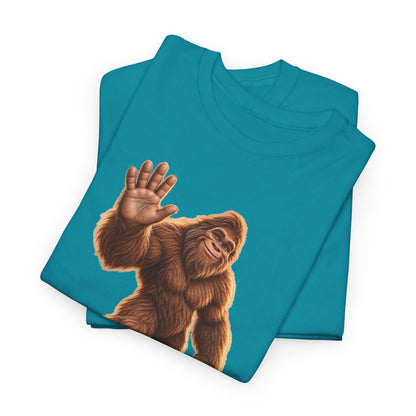 Friendly Sasquatch High Five T-Shirt