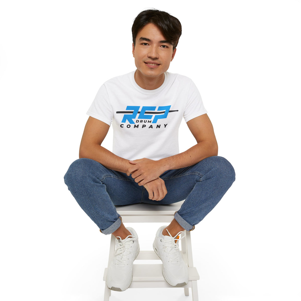 RCP Drum Company T-Shirt | Blue Logo