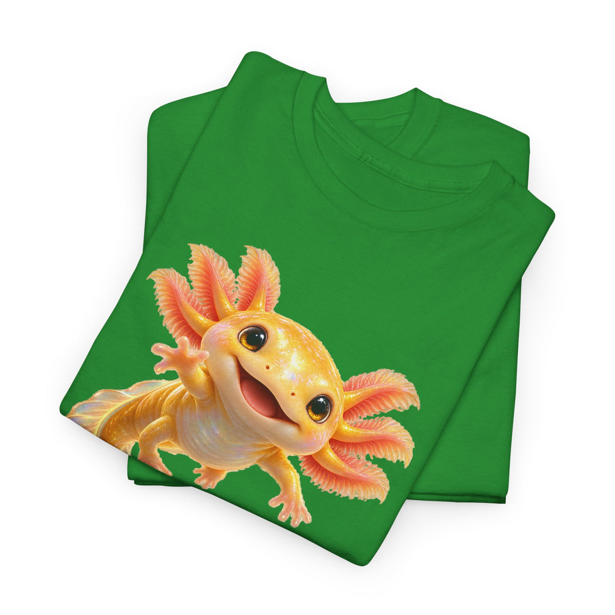 Golden Axolotl with Peach Gills T-Shirt