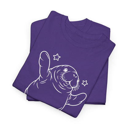 Chubby Mermaid Sea Cow Stretch Manatee T-Shirt
