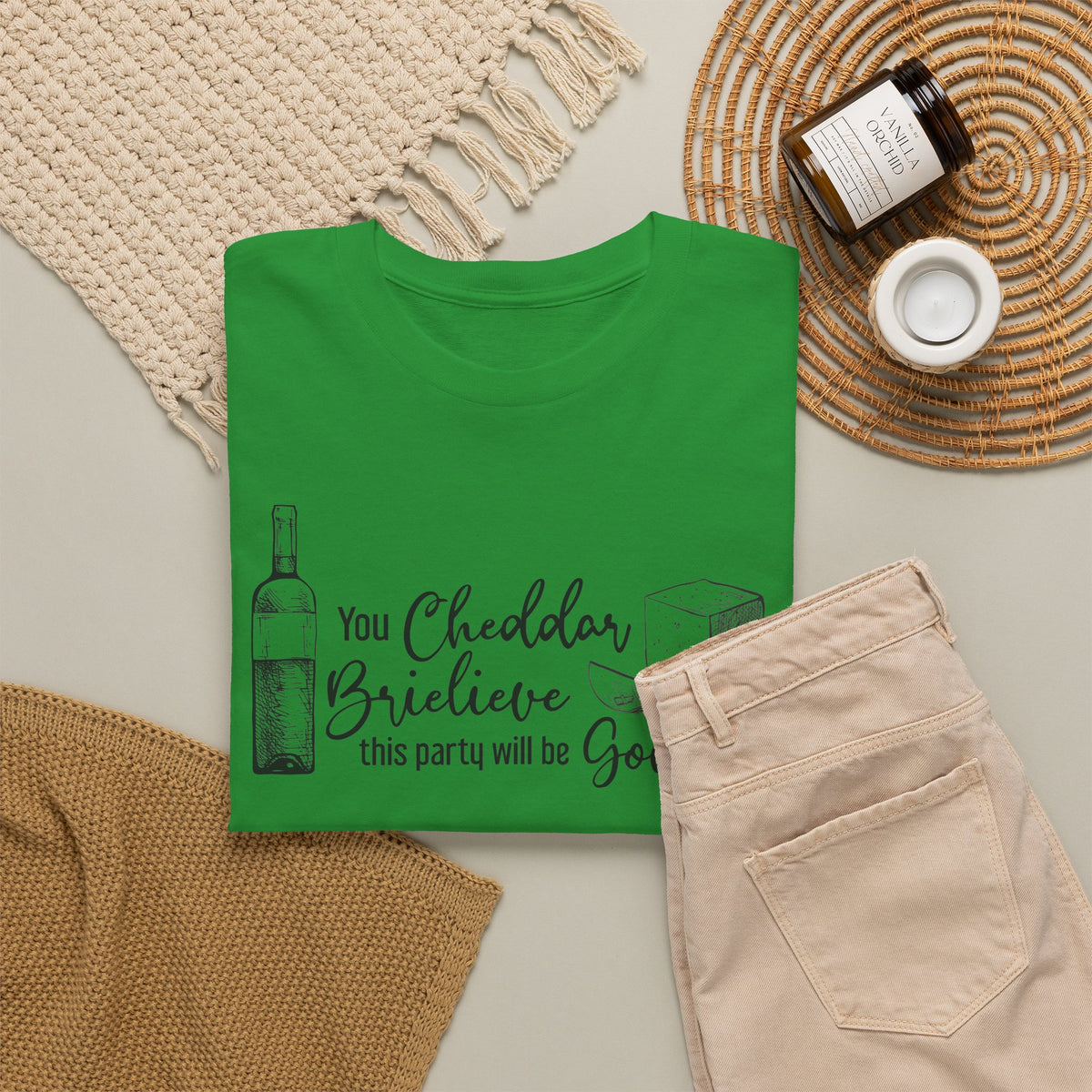 You Cheddar Brielieve This Party Will Be Gouda T-Shirt | Unisex Graphic Tee