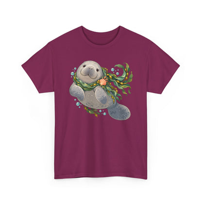 Chubby Mermaid Cozy Kelp Scarf Manatee T-Shirt