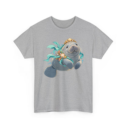 Chubby Mermaid Royalty Manatee T-Shirt