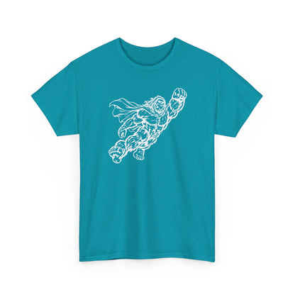 Soaring Cape-Wearing Sasquatch T-Shirt