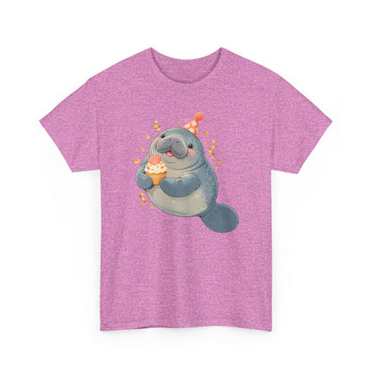 Chubby Mermaid Party at the Sandbar Manatee T-Shirt