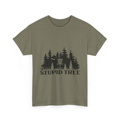 Stupid Tree Disc Golf T-Shirt | Funny Disc Golfer Tee