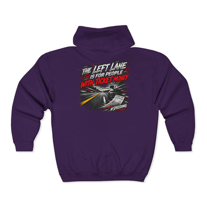 Ticket Money – Gildan 18600 Zip-Up Hoodie | 008
