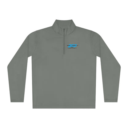 RCP Drum Company Quarter-Zip Pullover | Blue Logo