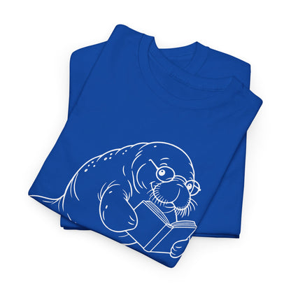 Chubby Mermaid Bookworm Buoyancy Manatee T-Shirt
