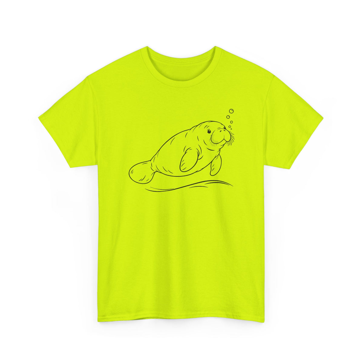 Chubby Mermaid Slow Tide Manatee T-Shirt