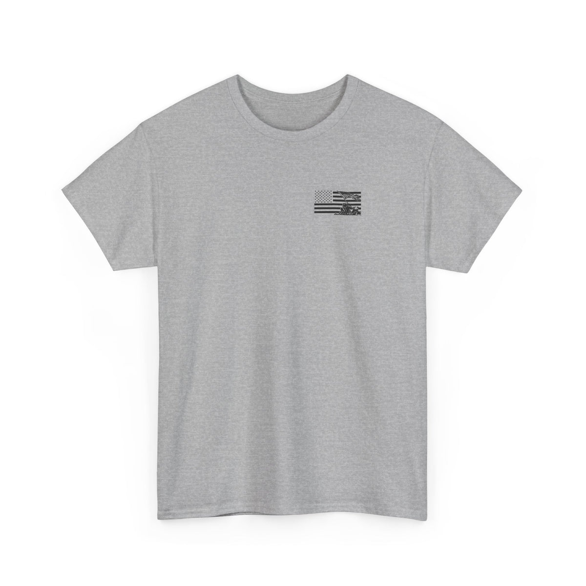 Iwo Jima Flag - Left Chest T-Shirt | Unisex Graphic Tee