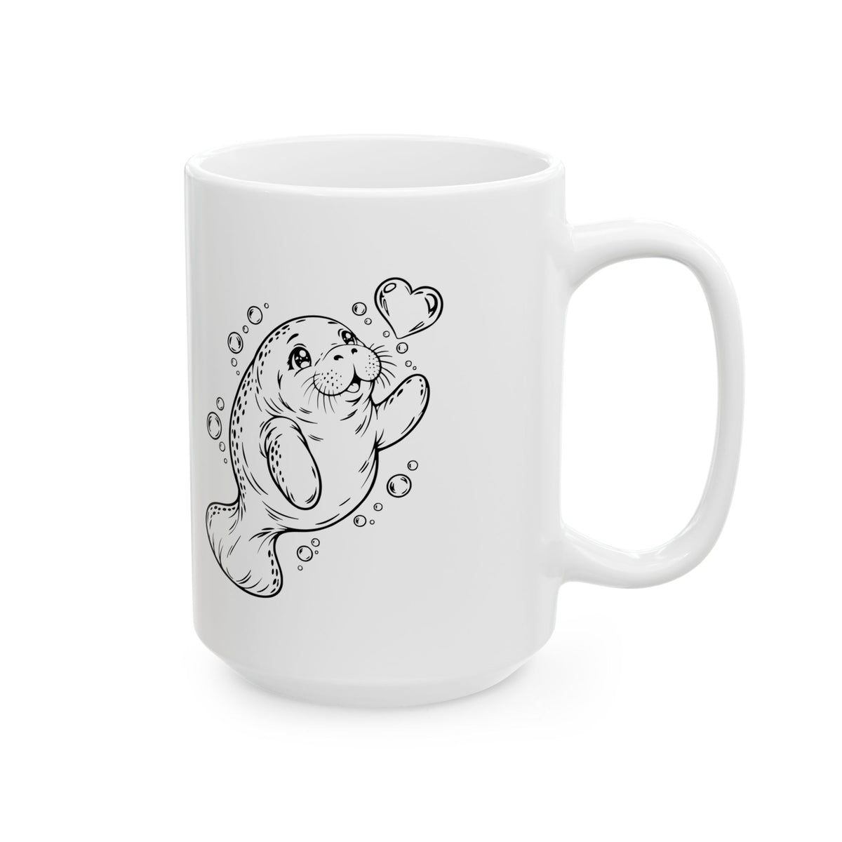 Chubby Manatee's Bubble Wish Mug