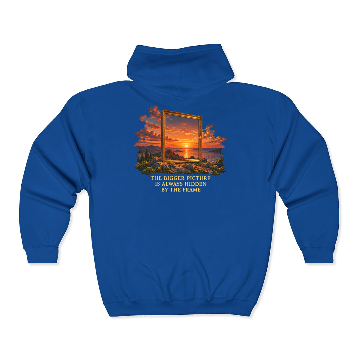 The Bigger Picture – Gildan 18600 Zip-Up Hoodie | 011
