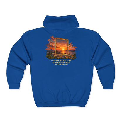 The Bigger Picture – Gildan 18600 Zip-Up Hoodie | 011