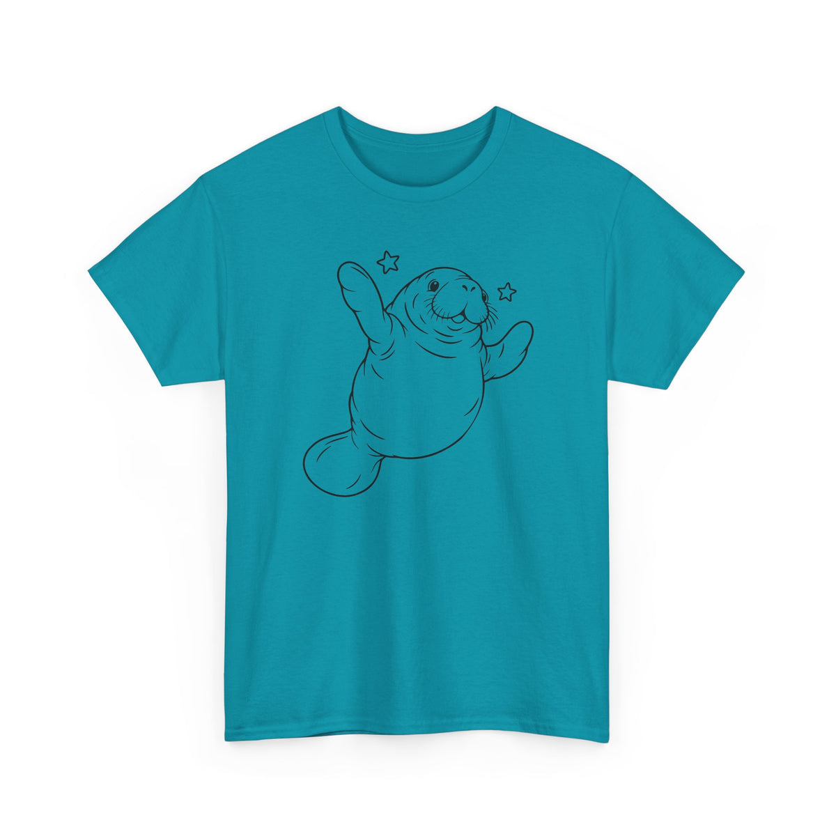 Chubby Mermaid Sea Cow Stretch Manatee T-Shirt