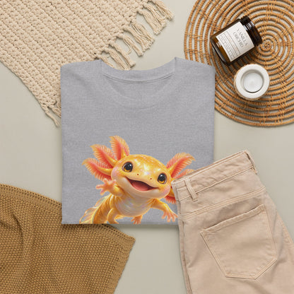 Golden Axolotl with Peach Gills T-Shirt