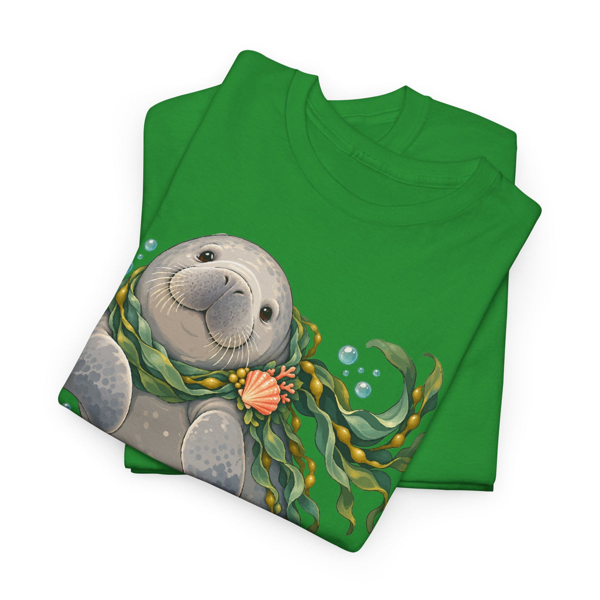 Chubby Mermaid Cozy Kelp Scarf Manatee T-Shirt