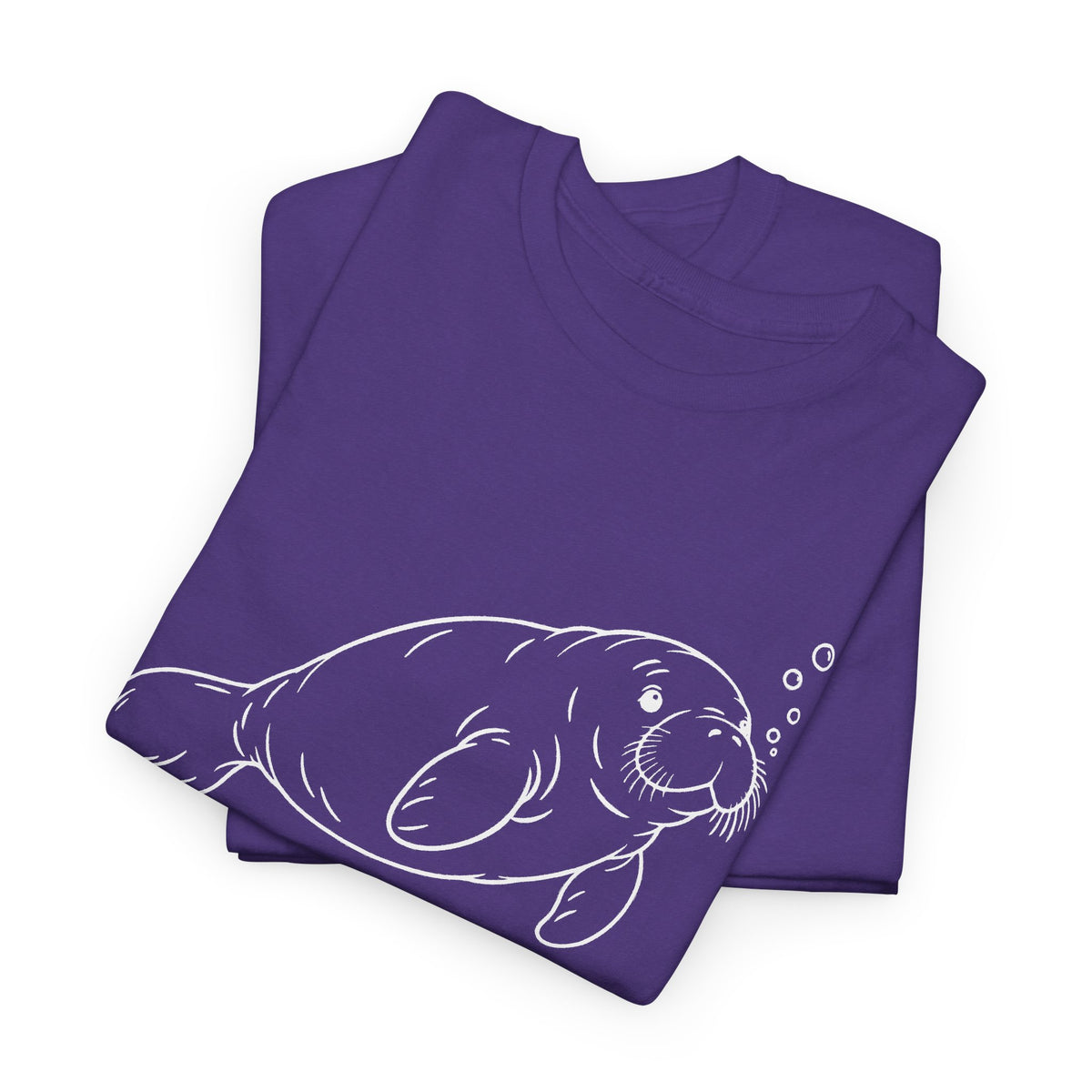Chubby Mermaid Slow Tide Manatee T-Shirt