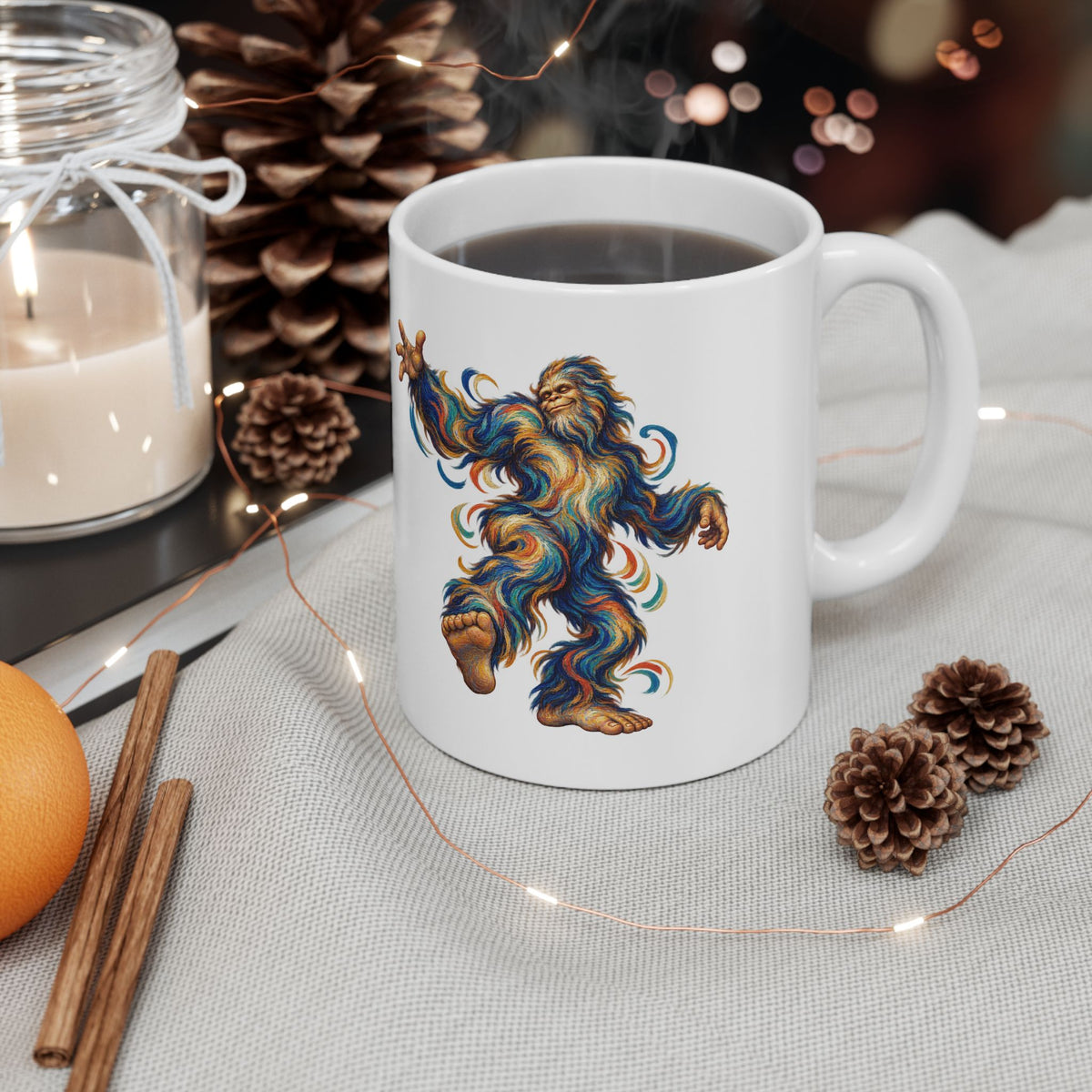 Spiral Step Bigfoot Dance Mug