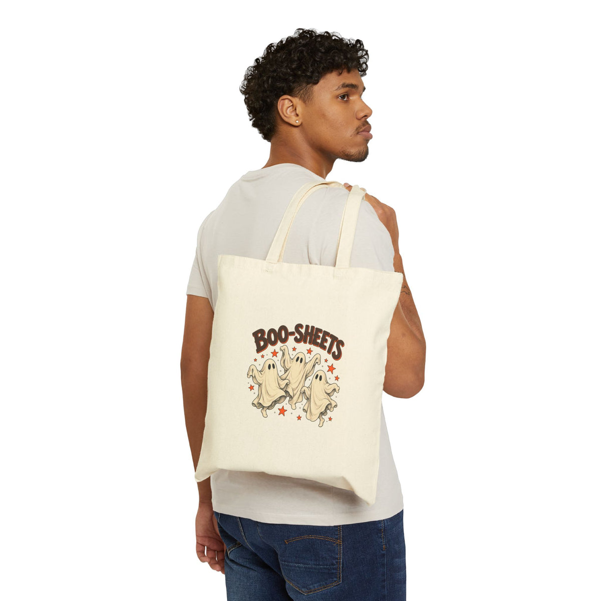 Boo-Sheets – Cotton Canvas Tote Bag | 037