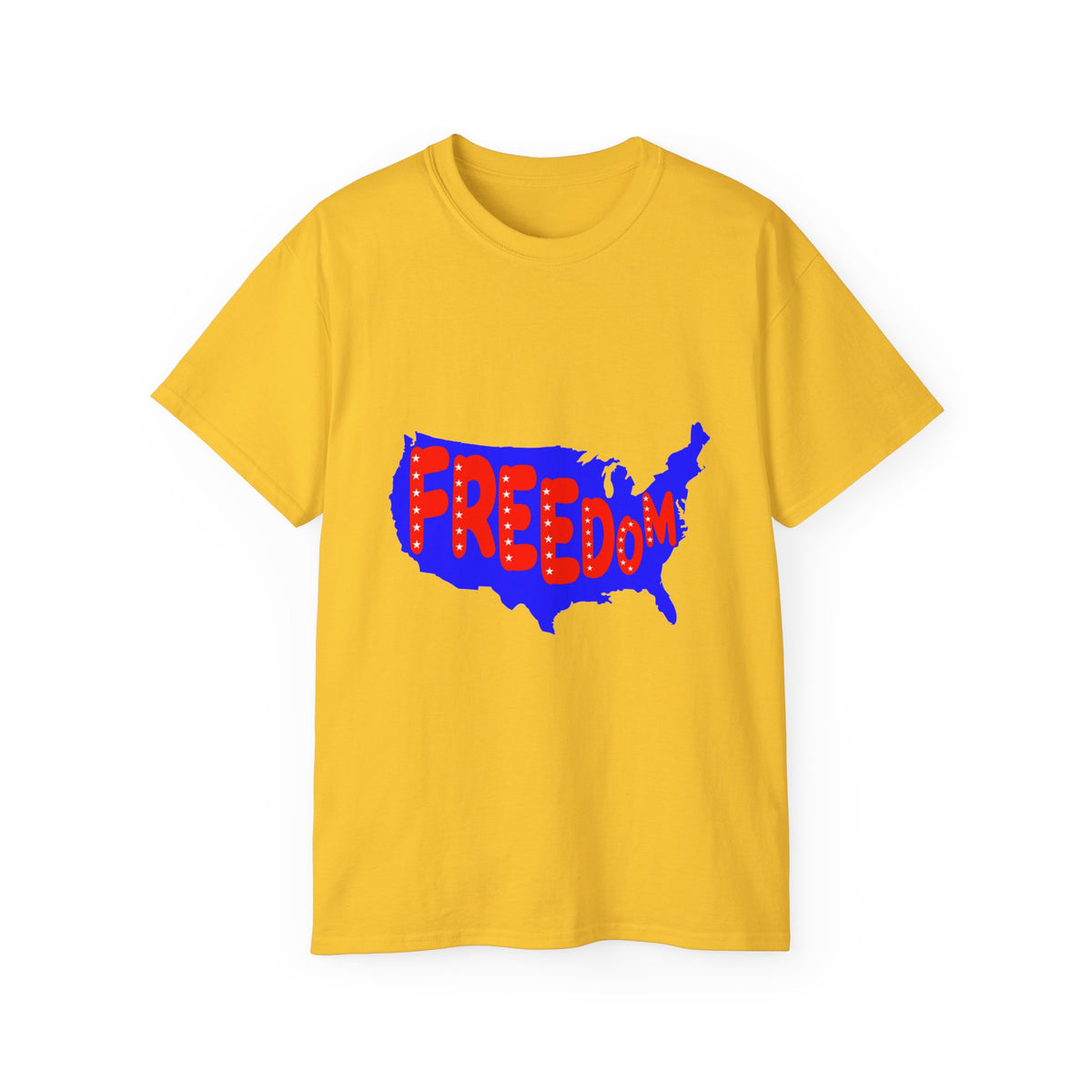 Freedom USA Map T-Shirt | Patriotic Graphic Tee