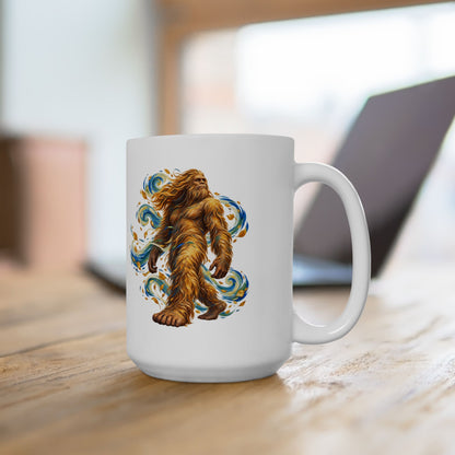 Golden Wind Sasquatch Portrait Mug