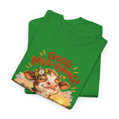 Good Moo-rning – Gildan 5000 T-Shirt | 030