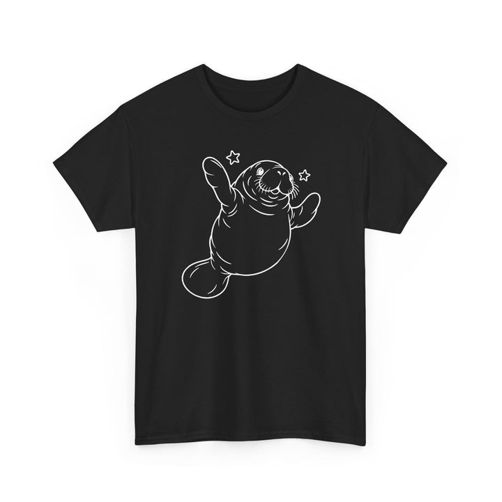 Chubby Mermaid Sea Cow Stretch Manatee T-Shirt
