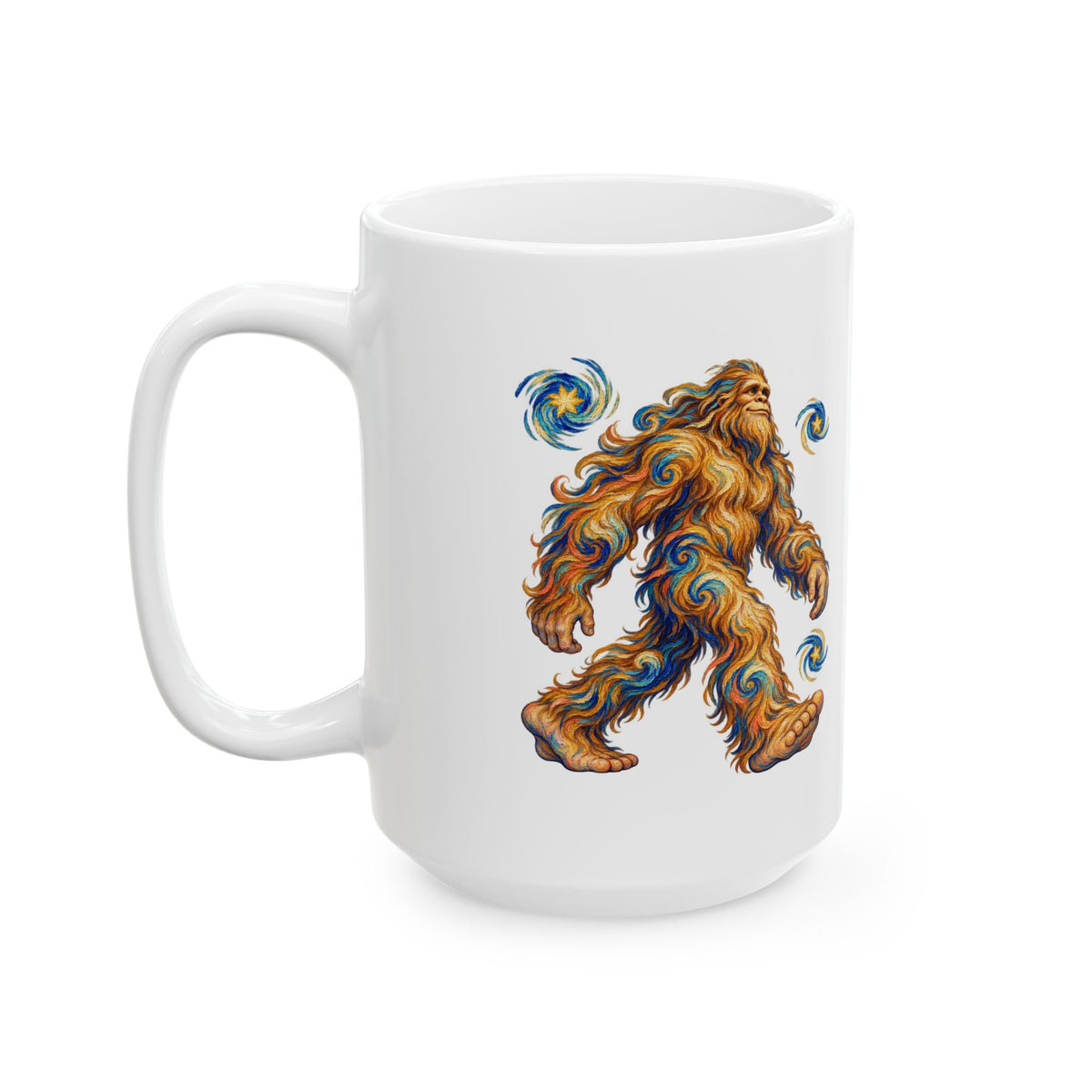 Starlit Bigfoot Wanderer Mug