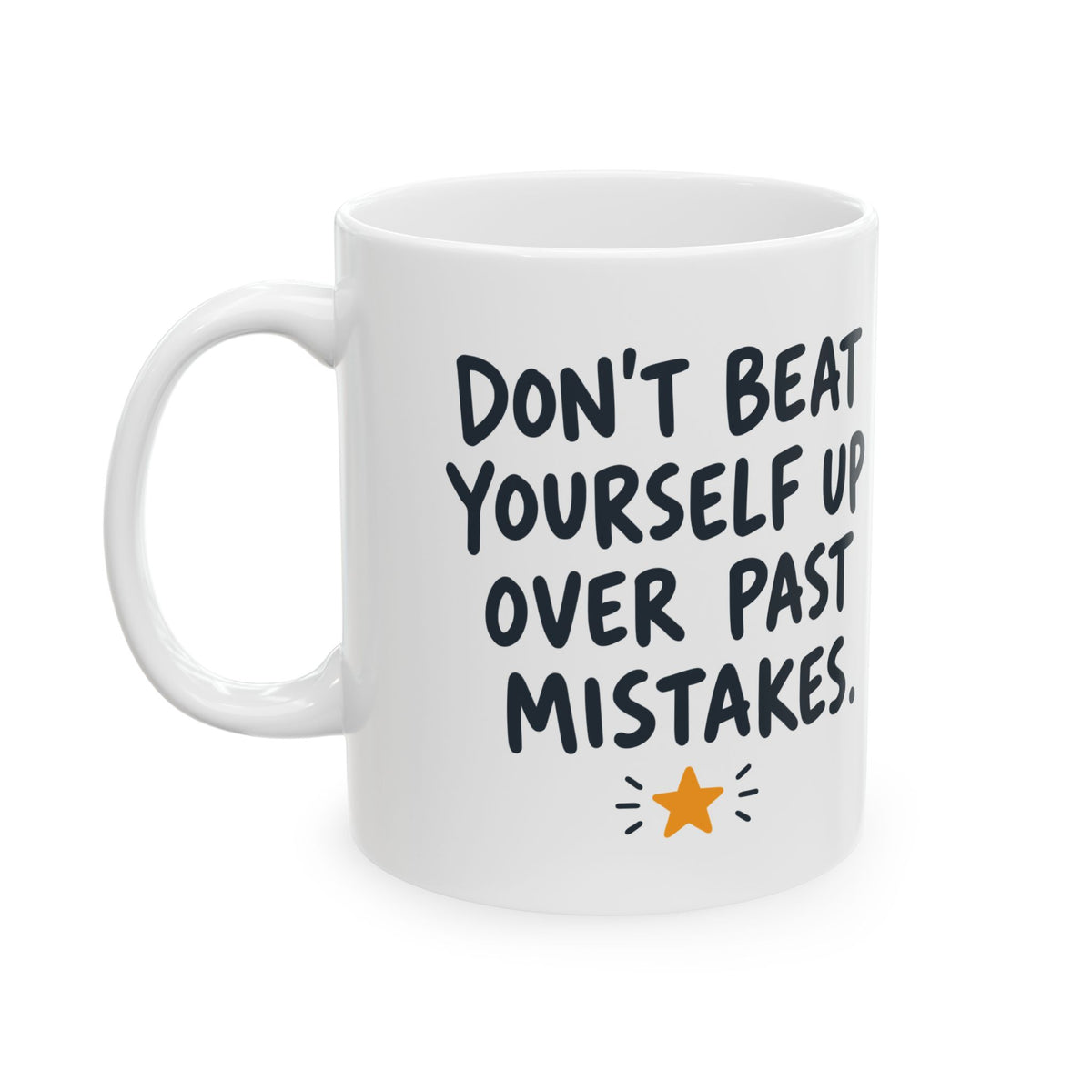 Past and Future Mistakes – Ceramic Mug, 11 oz | 012