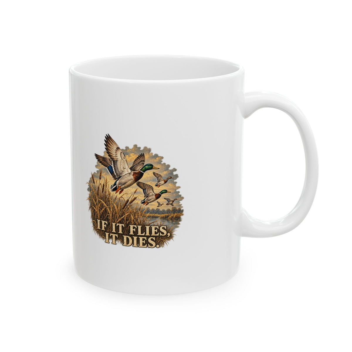 If It Flies – Ceramic Mug, 11 oz | 035
