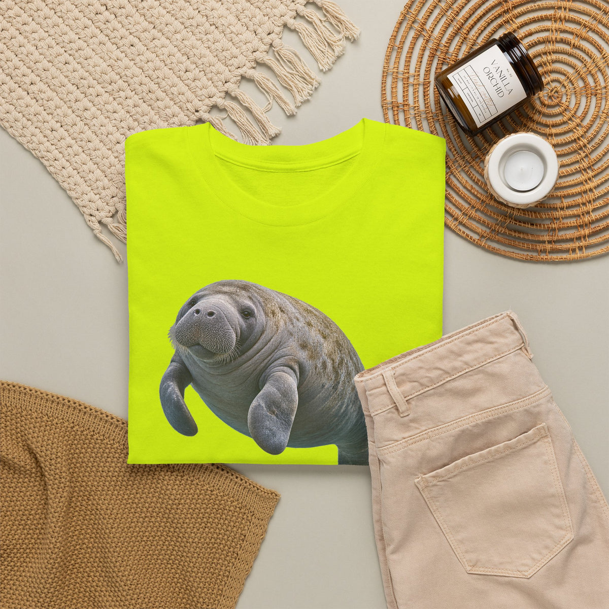 Gentle Giant Manatee Portrait T-Shirt