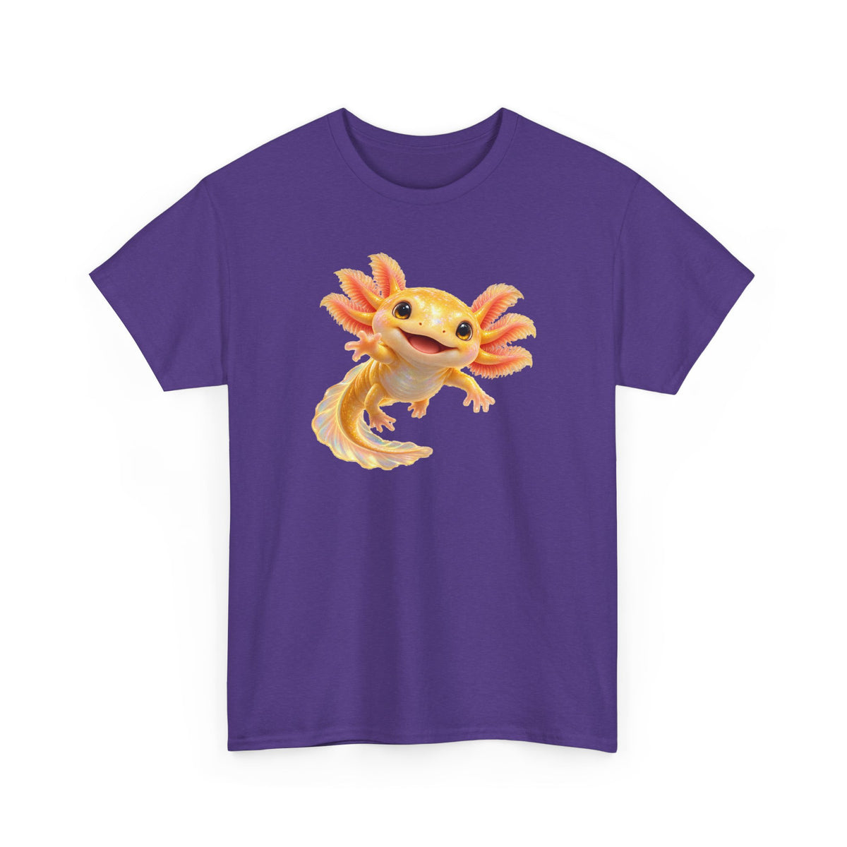 Golden Axolotl with Peach Gills T-Shirt