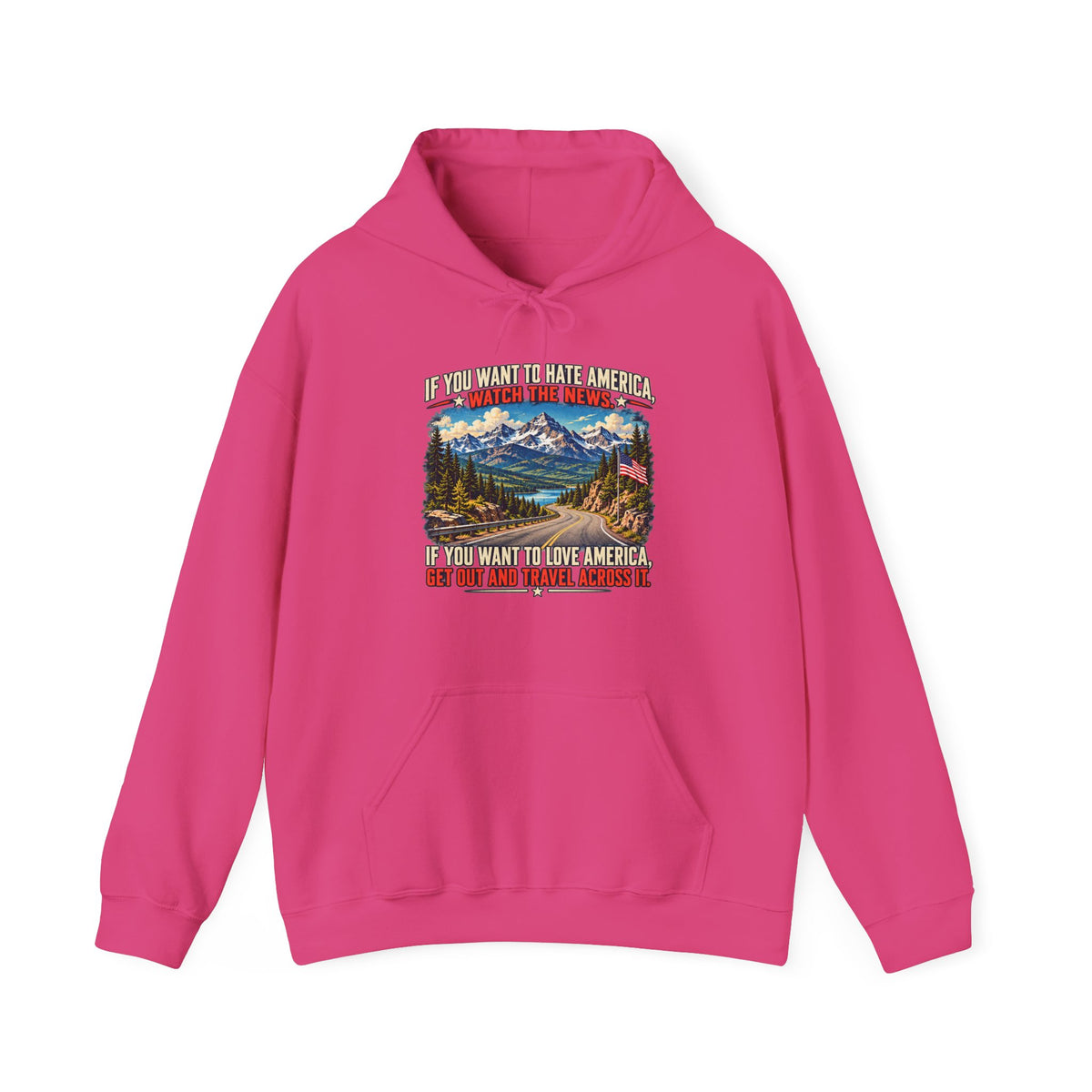 Travel America – Gildan 18500 Hoodie | 024