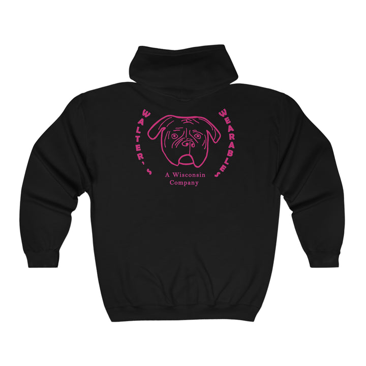 Walter Pink Face Zip-Up Hoodie