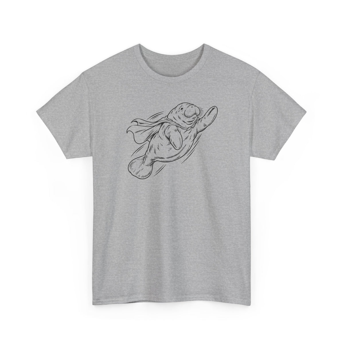 Chubby Manatee Takes Flight T-Shirt