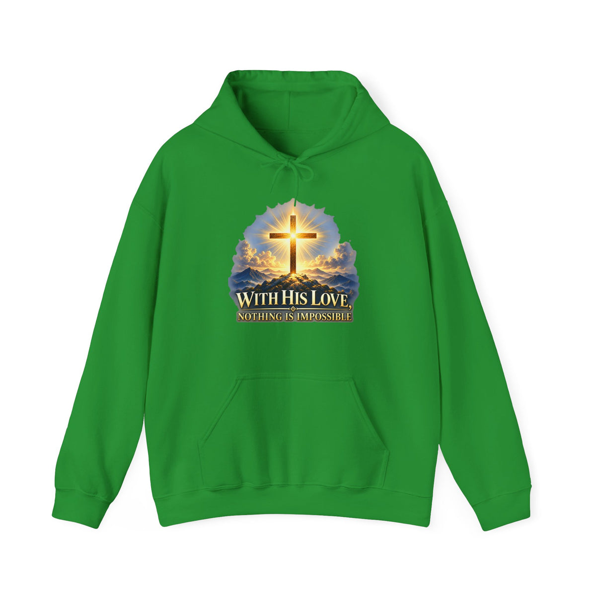 Nothing Is Impossible – Gildan 18500 Hoodie | 026