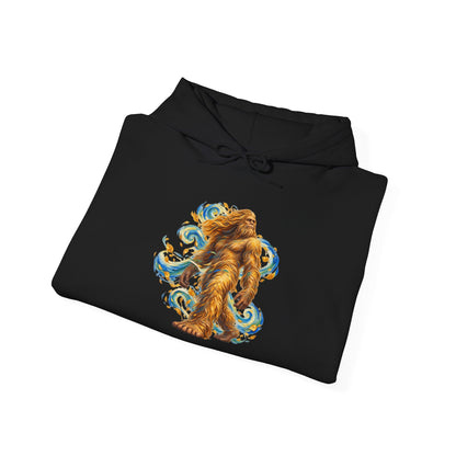 Golden Wind Sasquatch Portrait Pullover Hoodie